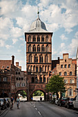 UNESCO World Heritage Hanseatic Town Luebeck, castle gate, Schleswig-Holstein, Germany
