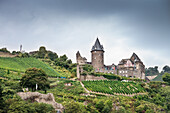 UNESCO World Heritage Upper Rhine Valley, Stahleck castle, Bacharach, Rhineland-Palatinate, Germany