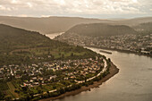 UNESCO World Heritage Upper Rhine Valley, Rheinschleife around Boppard, Rhineland-Palatinate, Germany