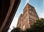 UNESCO Welterbe Hansestadt Stralsund, Nikolaikirche am Marktplatz, Mecklenburg-Vorpommern, Deutschland, Ostsee