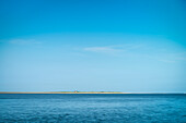 UNESCO Weltnaturerbe Wattenmeer, Blick zur Vogelinsel Scharhörn, Bundesland Hamburg, Deutschland, Nordsee