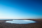 UNESCO Weltnaturerbe Wattenmeer, Strand von Sankt Peter-Ording während Ebbe, Schleswig-Holstein, Deutschland, Nordsee