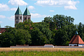 The church of the Biburg Monastery in Biburg, Lower Bavaria