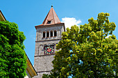 Die Kirche der Klosterburg Kastl in Kastl, Niederbayern