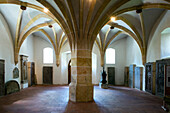 Vestibul of the church of the fortified Kastl Monastery in Kastl, Lower Bavaria