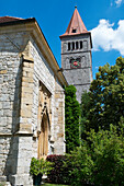 Die Kirche der Klosterburg Kastl in Kastl, Niederbayern