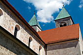 The church of the Biburg Monastery in Biburg, Lower Bavaria