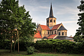 Kirche St. Godehard, Altstadt von Hildesheim, Niedersachen, Deutschland
