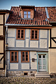 UNESCO World Heritage framework town Quedlinburg, historic town center, Saxony-Anhalt, Germany
