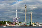 Amusement park Groena Lund, Stockholm, Sweden