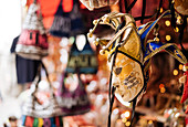 Traditional souvenirs for sale on street, Naples, Campania, Italy, Europe