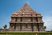 The vimala section of Gangaikonda Cholapuram, built in the 11th century as the capital of the Chola dynasty in southern India, Tamil Nadu, India, Asia