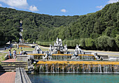 Fountains and gardens, Reggia di Caserta, Caserta, Campania, Italy, Europe