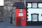 Smallest house in Great Britain, Conwy, North Wales, Wales, United Kingdom, Europe