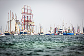 sailingship, sailingships, Windjammerparade, Kiel Week, Baltic Sea, Kiel, Kiel fjord, Schleswig Holstein, Germany