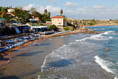Turkey, province of Antalya, Side, beach