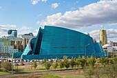 Kazakhstan, Astana City, New Administrative City, State Auditorium building, Manfredi architect