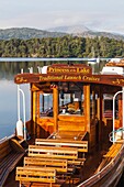 England, Cumbria, Lake District, Windermere, Ambleside, Excursion Boat