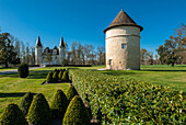 France, Gironde, Medoc, dovecote of the Chateau d'Agassac, AOC Haut-Medoc