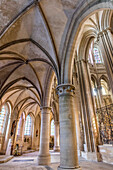 Normandy, Manche, Notre Dame de Coutances Cathedral ambulatory (Historical Monument)