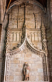 Brittany, Fougeres, St Sulpice church, the tanner altarpiece (on the way to Santiago de Compostela)