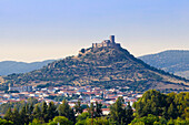 Alconchel castle near Badajoz in Spanish Extremadura, Spain, Europe