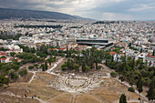Theatre of Dionysus Eleuthereus, Acropolis, UNESCO World Heritage Site, Athens, Greece, Europe