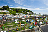 Looe harbour and bridge, Cornwall, England, United Kingdom, Europe