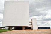 National Library in Brasilia, designed by Oscar Niemeyer, Brasilia, UNESCO World Heritage Site, Brazil, South America
