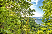 View from Koenigsstuhl, Stubbenkammer, Jasmund National Park, Ruegen Island, Mecklenburg-Western Pomerania, Germany