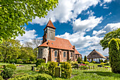 Kirche, Middelhagen, Mönchgut, Rügen, Mecklenburg-Vorpommern, Deutschland