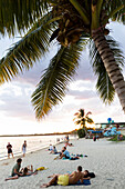 beach at Playa Larga at sunset, family travel to Cuba, parental leave, holiday, time-out, adventure, Playa Larga, bay of pigs, Cuba, Caribbean island