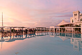 swimming pool at Club Cienfuegos, next to the Marina, Cienfuegos, Cuba, Caribbean island