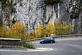 At gorge of Bicaz in the Carpathian mountains near Bicaz,  Romania