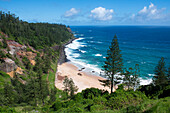 View to Anson Bay on the west coast of Norfolk Island, Australia