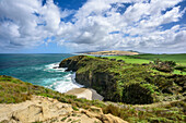 Meeresbucht am Waimamaku Coastal Track, Waimamaku Coastal Track, Northland Region, Nordinsel, Neuseeland