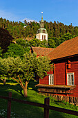 Schwedenhaus mit Garten, Gränna, Vätternsee, Östergötland, Schweden