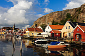 Touristen- und Fischerdorf , Fjällbacka, Bohuslän, Schweden