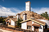 Häuser, Cuevas, la Granja, Guadix, Andalusien, Spanien, Europa