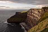 Blick zu den Klippen von Moher, Grafschaft Clare, Wild Atlantic Way, Irland, Europa