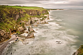 cliffs at Dunluce Castle, Northern Ireland, United Kingdom, Europe