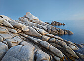 Felsformationen im Naturschutzgebiet Bruzzi, nahe Pianottoli-Caldarello, Département Corse du Sud, Korsika, Frankreich