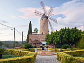 Windmill Moli of the Torrent, Santa Maria del Cami, Mallorca, Balearic Islands, Spain