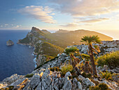 view to the Formentor peninsula from the Talaia d'albercutx, Mallorca, Balearic Islands, Spain