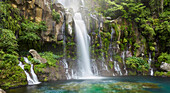 Wasserfall Bassin des Aigrettes, Saint Paul, Reunion, Frankreich