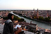 View from Castel San Pietro, Verona, Venetian, Italy