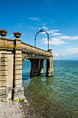 Schlosssteg am Bodensee, Friedrichshafen, Bodensee, Baden-Württemberg, Deutschland