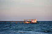 Seebrücke auf der Ostsee, Kellenhusen, Schleswig Holstein, Deutschland