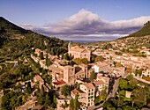 Cartuja and palace of King Sancho, Valldemossa, Sierra de Tramuntana, Mallorca, Balearic Islands, spain, europe.