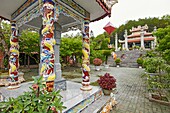 Stele Pavilion at the Tran Nhan Tong Temple. Huyen Tran Cultural Center, Hue, Vietnam.